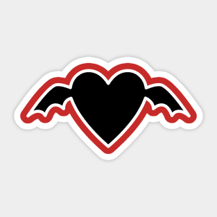 Flying Heart - Love is in the air Sticker